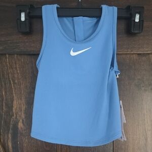 Kids Nike Sky Blue Sleeveless Top And Bottom